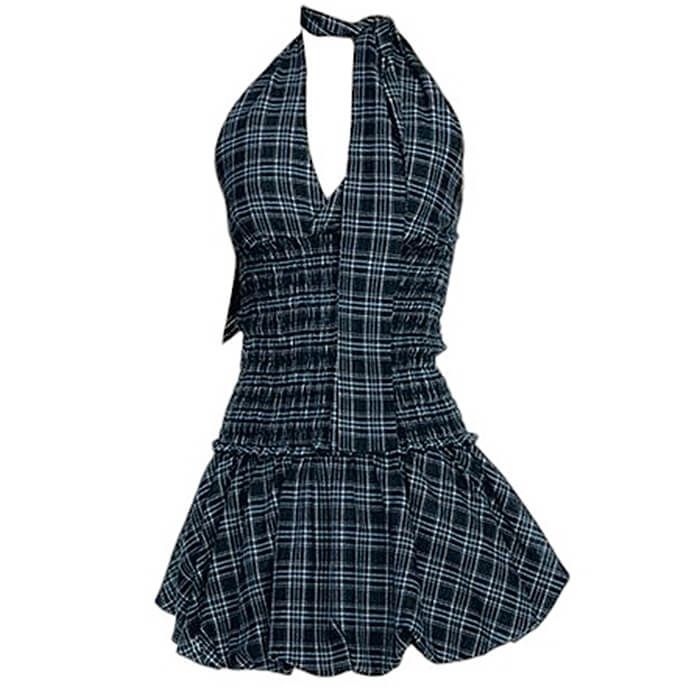 Gossip Goes Around Halter Top & Bubble Skirt