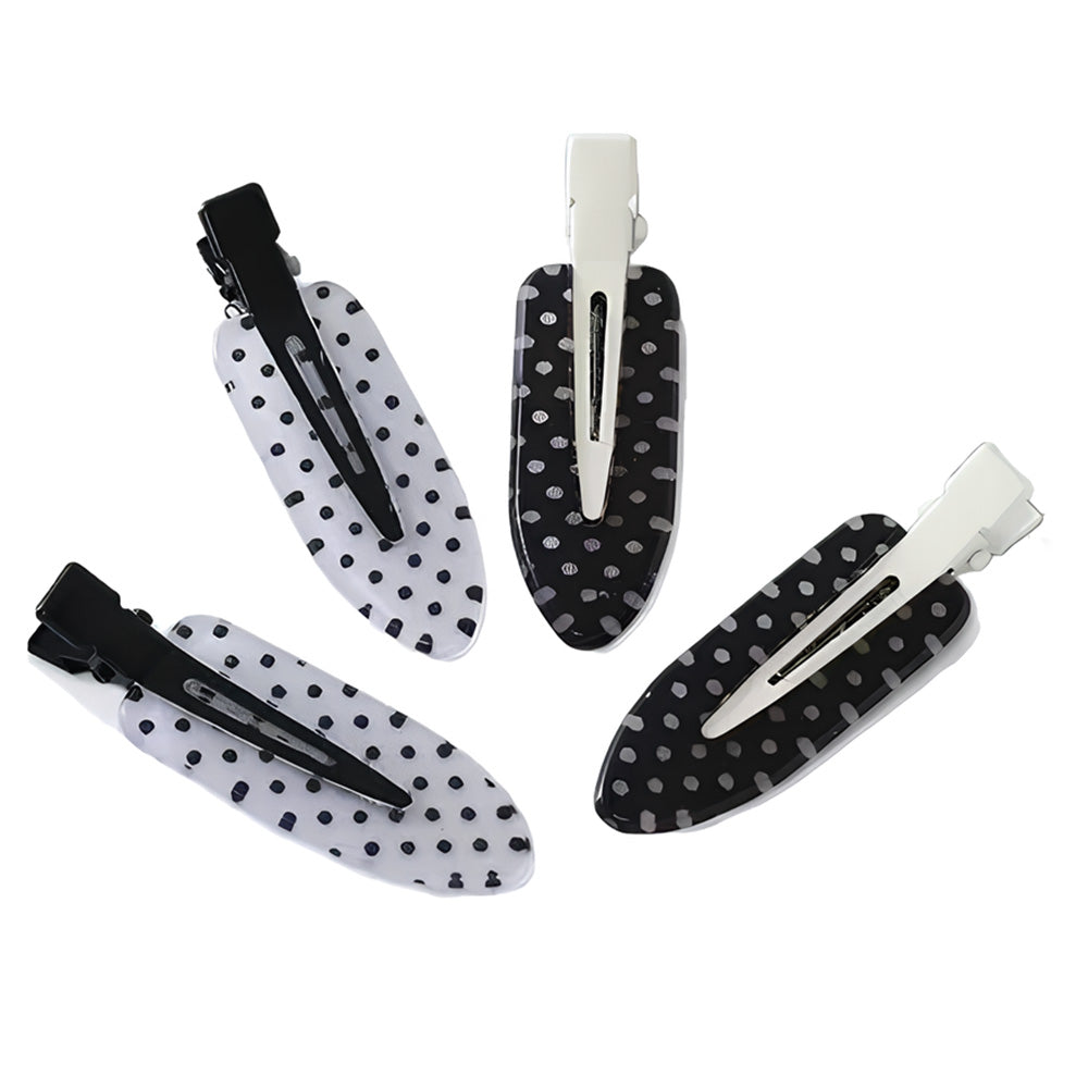 Polka Dot Hair Clips Set