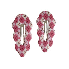 Perfectly Preppy Plaid Hair Clips