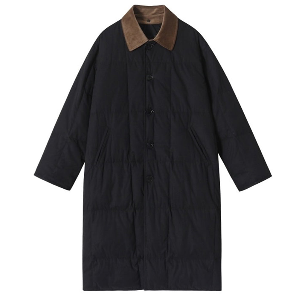 Preppy Style Quilted Coat