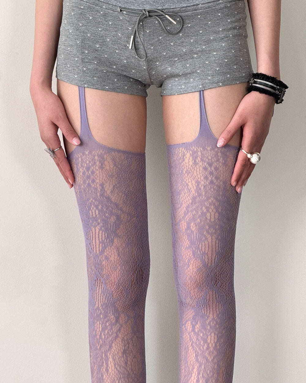Dangerous Pretty Suspender Tights