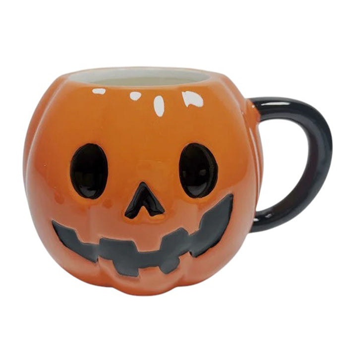 Pumpkin in Witch Hat Ceramic Mug