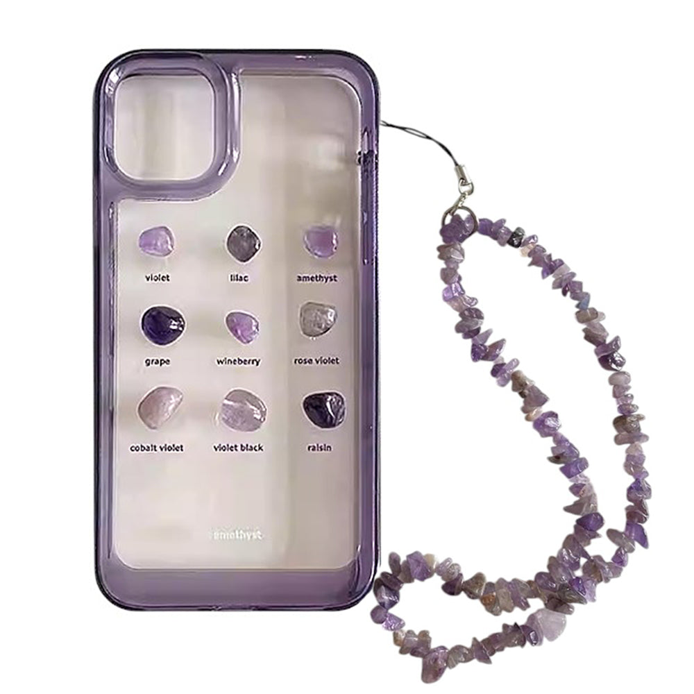 Purple Crystal Aesthetic iPhone Case