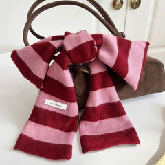Berry Milkshake Stripe Scarf