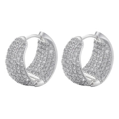 Princess Pleasures Rhinestone Hoops