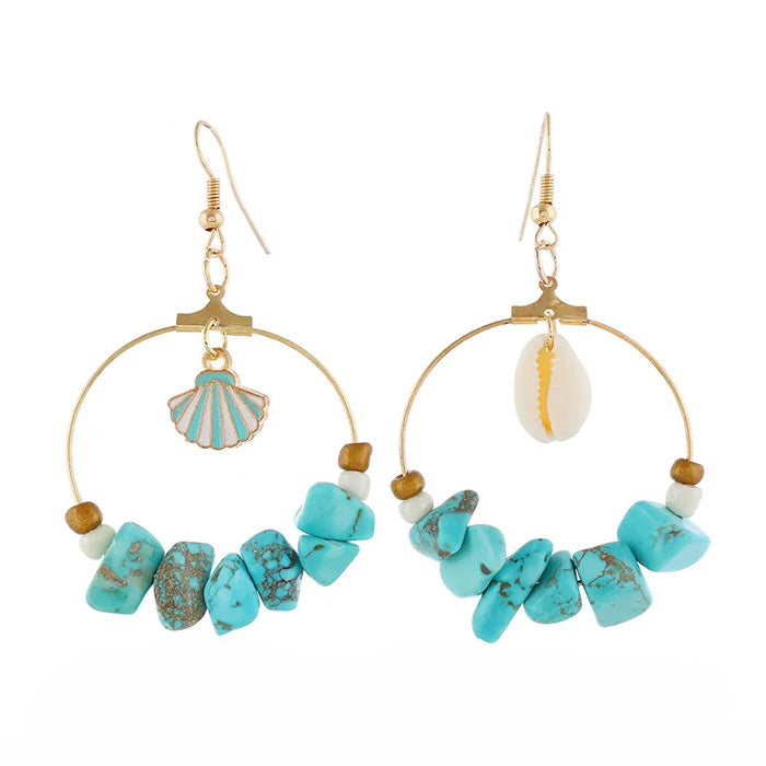Ocean Shell Mermaid Aesthetic Earrings