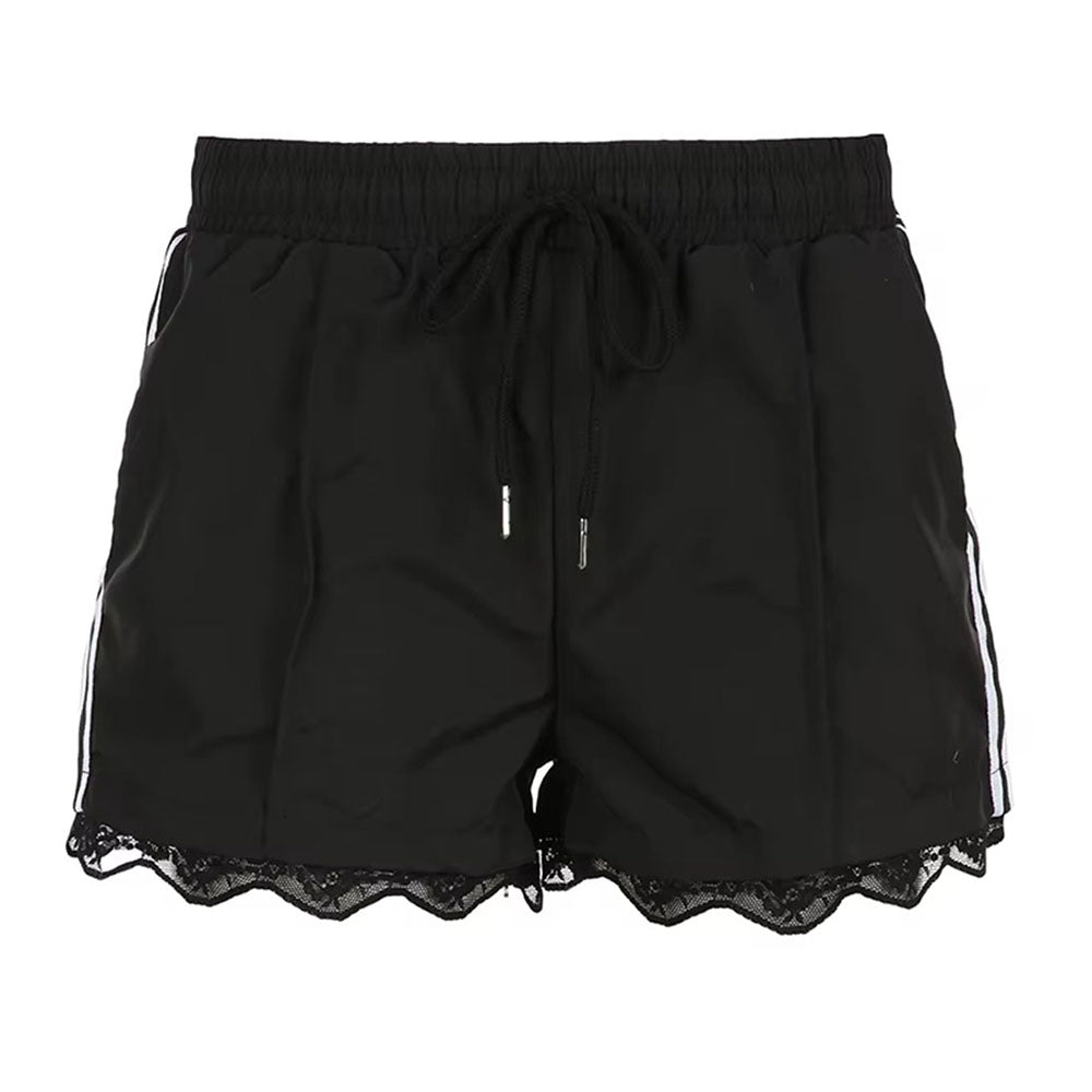 Blokette Side Stripe Lace Shorts