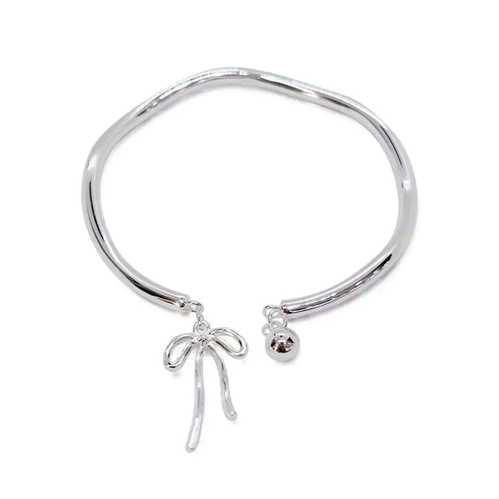 Silver Bowknot Bracelet
