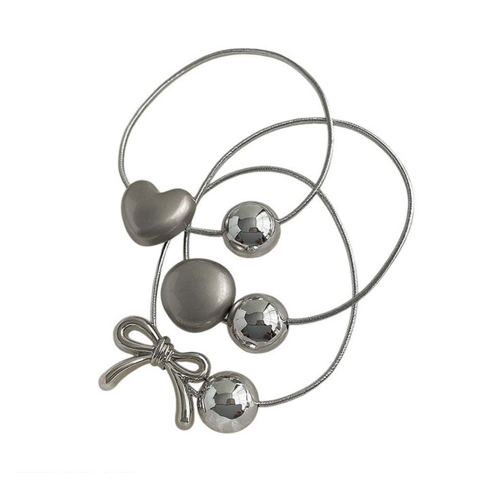 Teenage Drama Silver Hair Ties