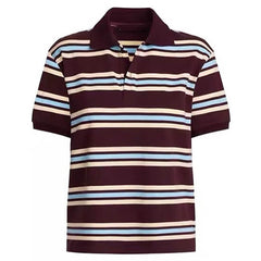 Drama Dealer Striped Polo Shirt