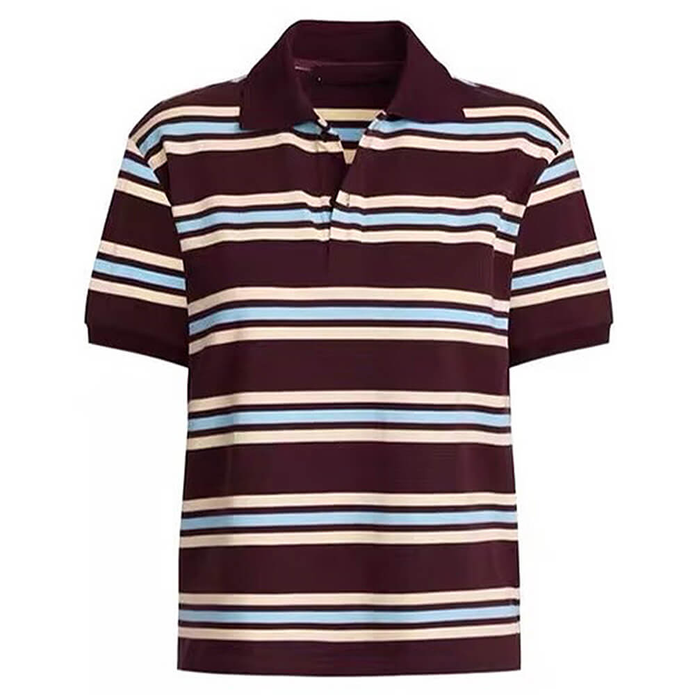 Drama Dealer Striped Polo Shirt