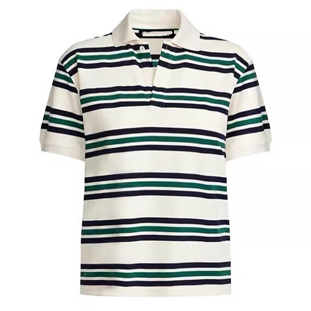 Drama Dealer Striped Polo Shirt