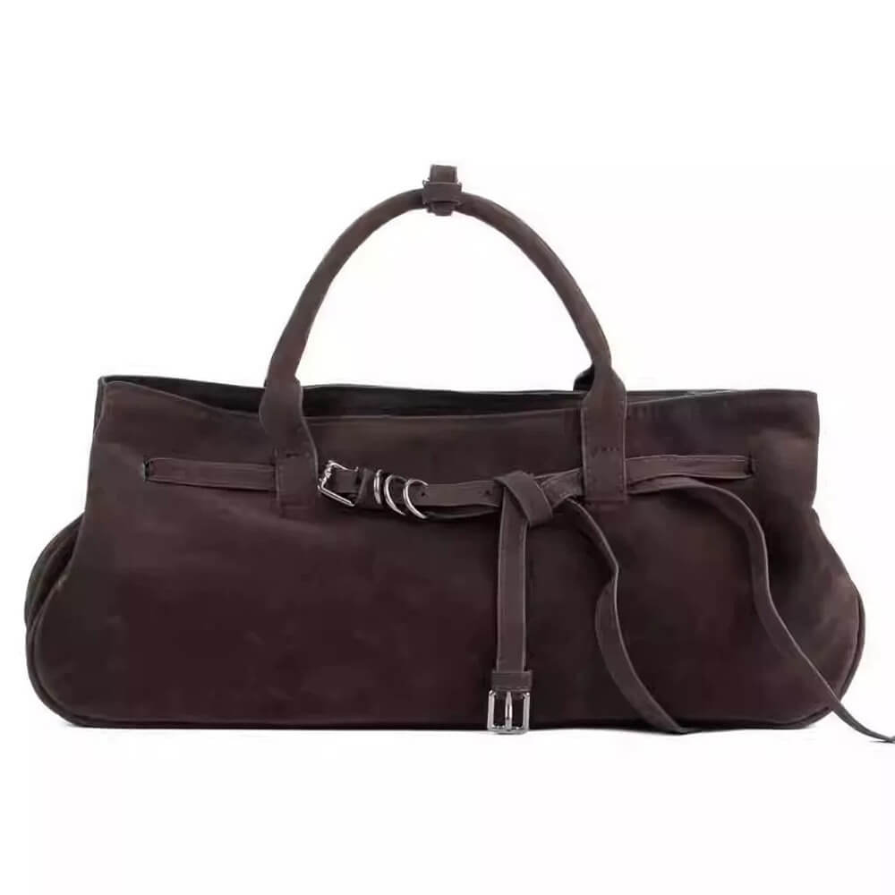 Avenue Montaigne Structured Belted Tote Bag
