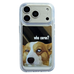 Who Cares iPhone Case