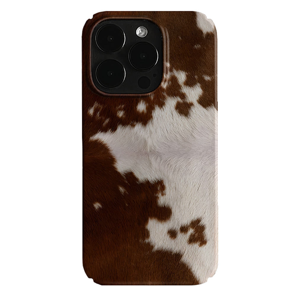 Wild West Cow Print iPhone Case
