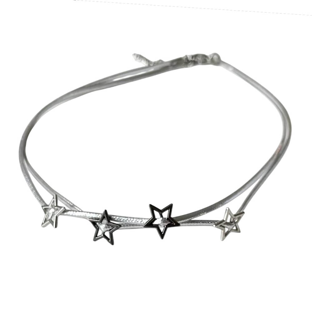 Y2K Layered Choker Necklace