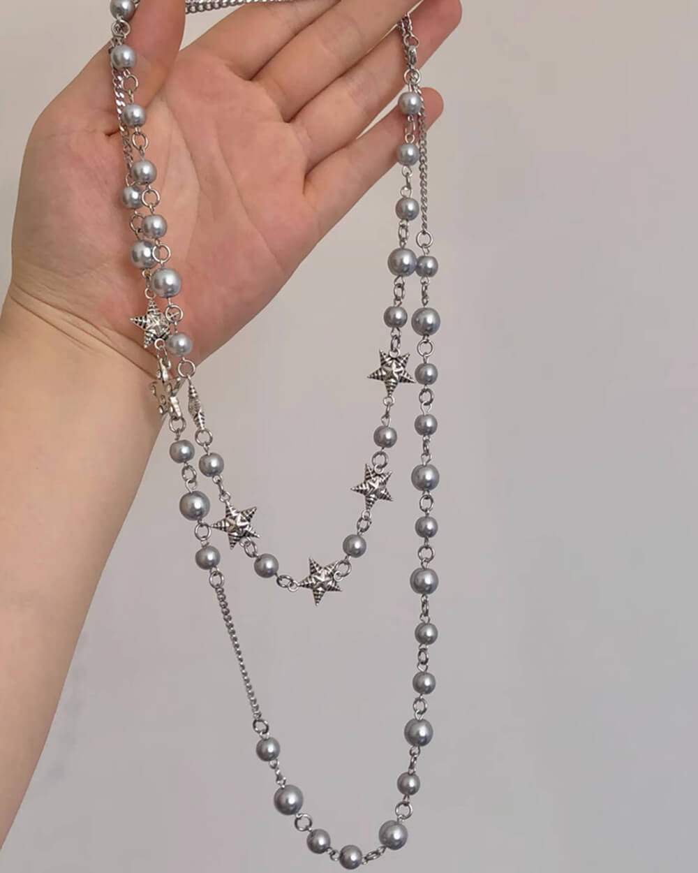 Y2K Star Layered Necklace