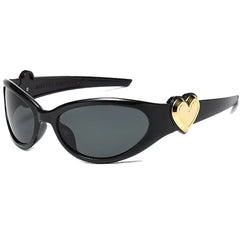Y2K Heart Sunglasses