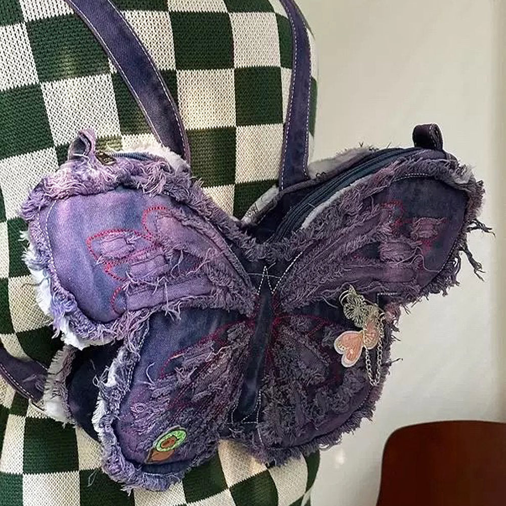 Y2K Butterfly Shoulder Bag