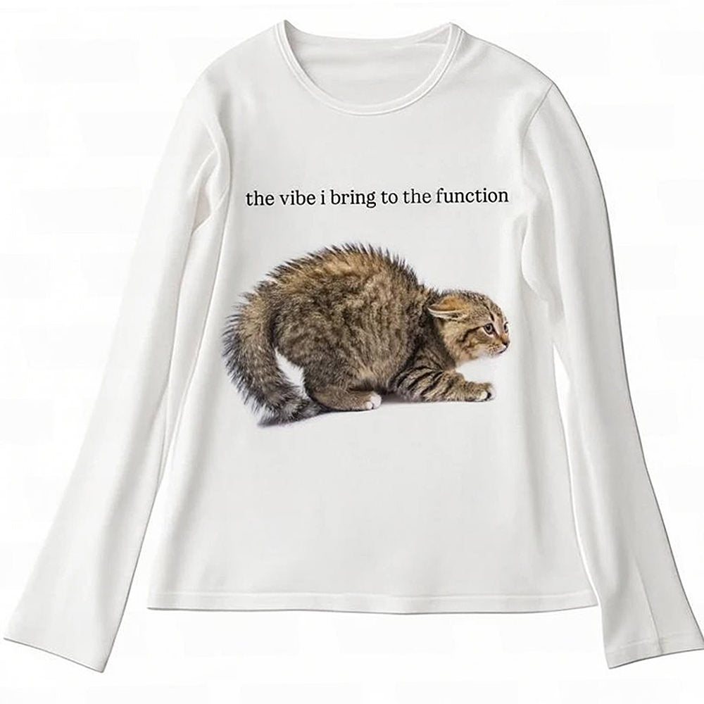 Y2K Cat Vibe Long Sleeve