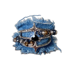 Y2K Denim Bead Ring