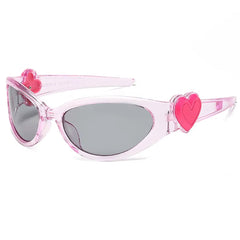 Y2K Heart Sunglasses