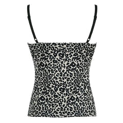 Y2K Leopard Print Tank Top