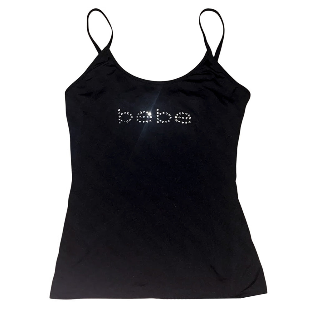 Y2K Rhinestone Bebe Tank Top