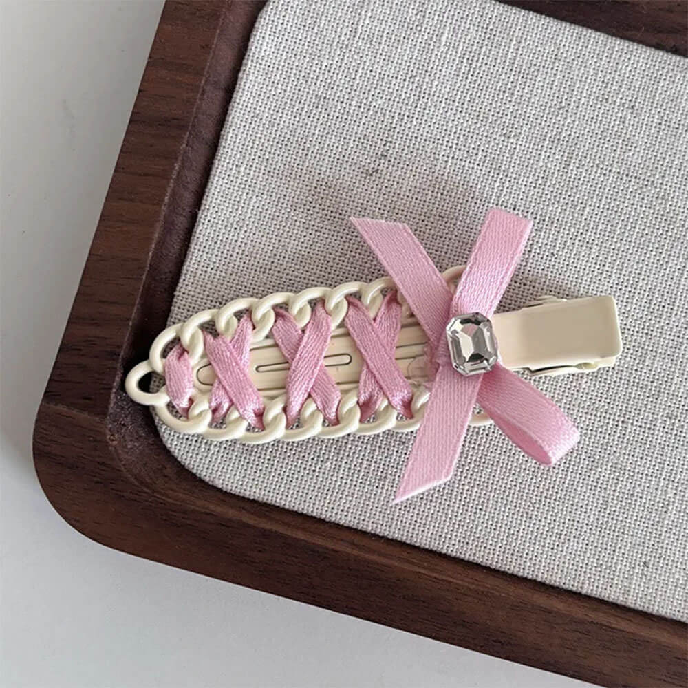 Y2K Ribbon Bow Hair Clip