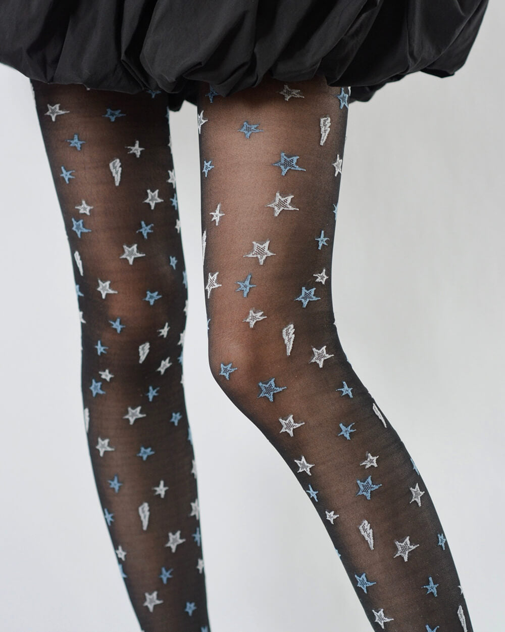 Y2K Star Pattern Tights
